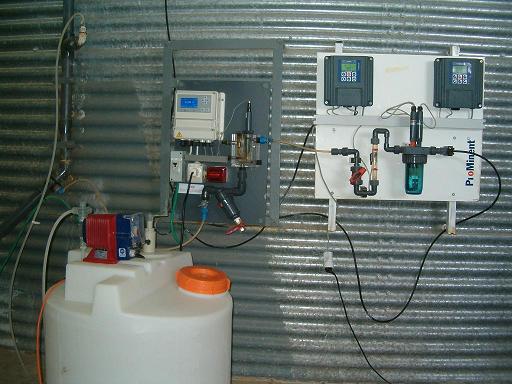 Disinfection with sodium hypochlorite