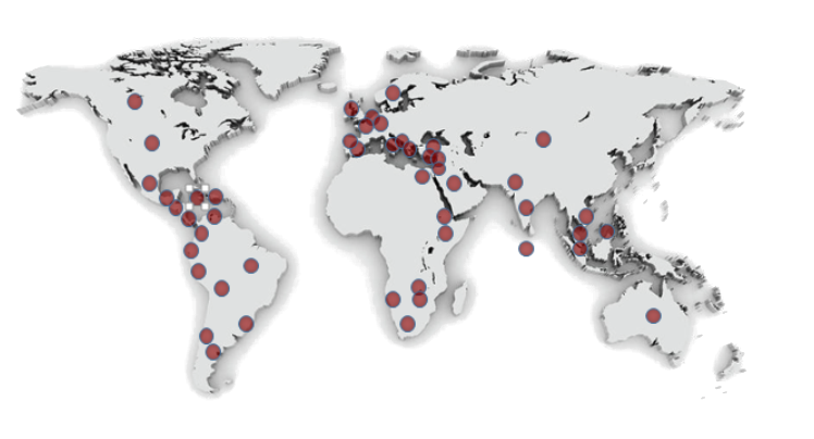 Presencia mundial Our global activity